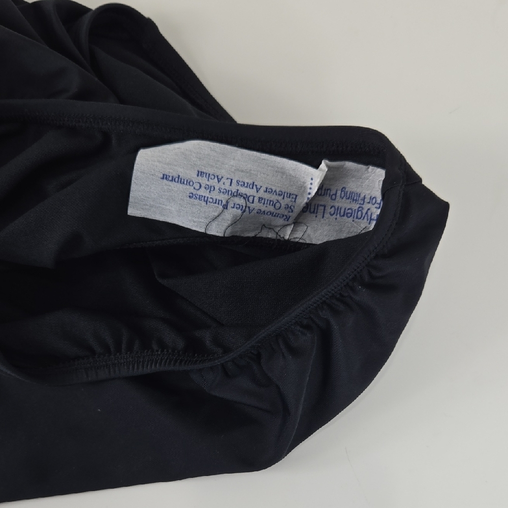 Time and Tru Black One Piece Swimsuit Large - Picture 12 of 14
